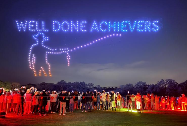 山度富酒庄的无人机表演 © MICE Matters 版权所有 山度富酒庄的无人机表演 © MICE Matters 版权所有