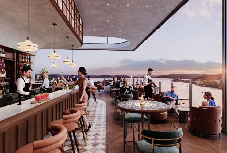 新南威尔士州,戈斯福德,戈斯福德 voco 酒店的酒吧 © 戈斯福德 voco 酒店版权所有 新南威尔士州,戈斯福德,戈斯福德 voco 酒店的酒吧 © 戈斯福德 voco 酒店版权所有