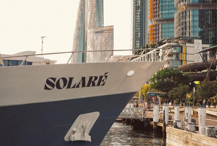 位于巴兰加鲁水上的“Solaré”号游艇 © Jason Loucas 版权所有