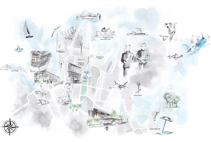 The Illustration Room,悉尼地图 © Maya Beus 版权所有